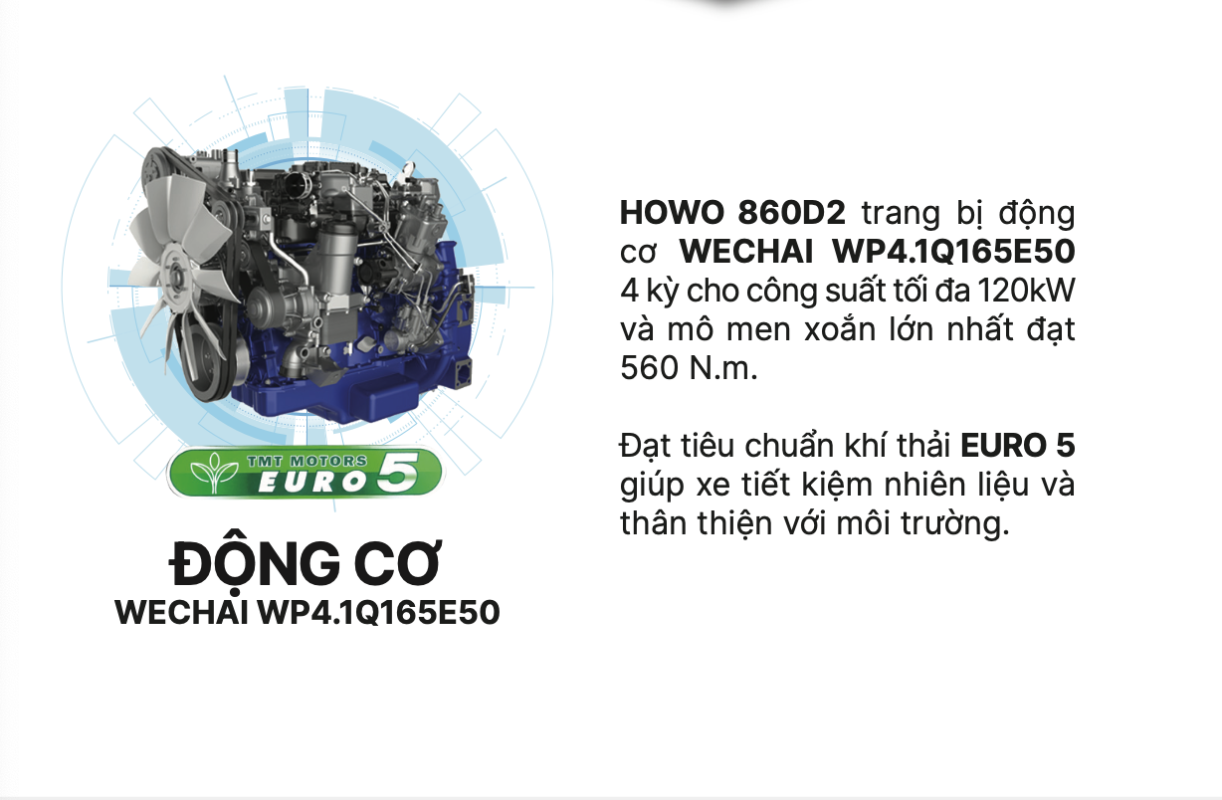 Xe ben HOWO 860D2